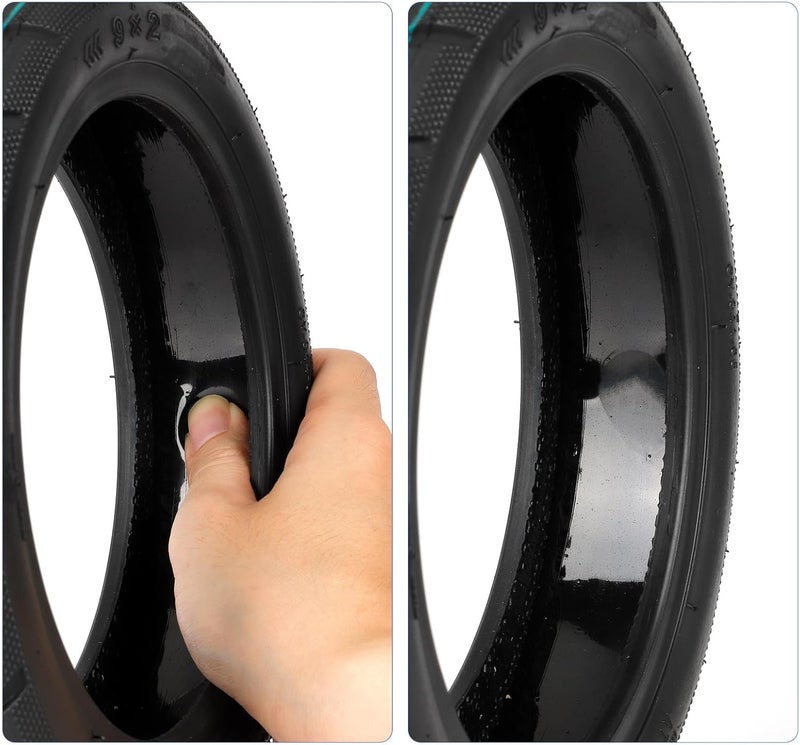 ZAITUO 9-inch 9x2 Rubber Self-sealing Self-healing 9" Tubeless Tire 9 x 2 Tyre Replace for KickScooter Electric Scooter Tyre Wheel Parts (2) - Image 4